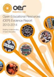 OER Evidence Report 2013-2014